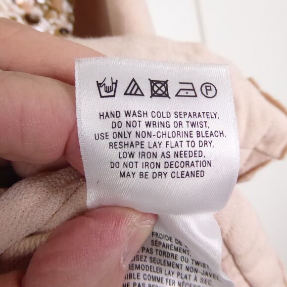 Anthropologie Cardigan Womens SZ M Paillette Embelished Sequined Boho Party - Picture 7 of 13